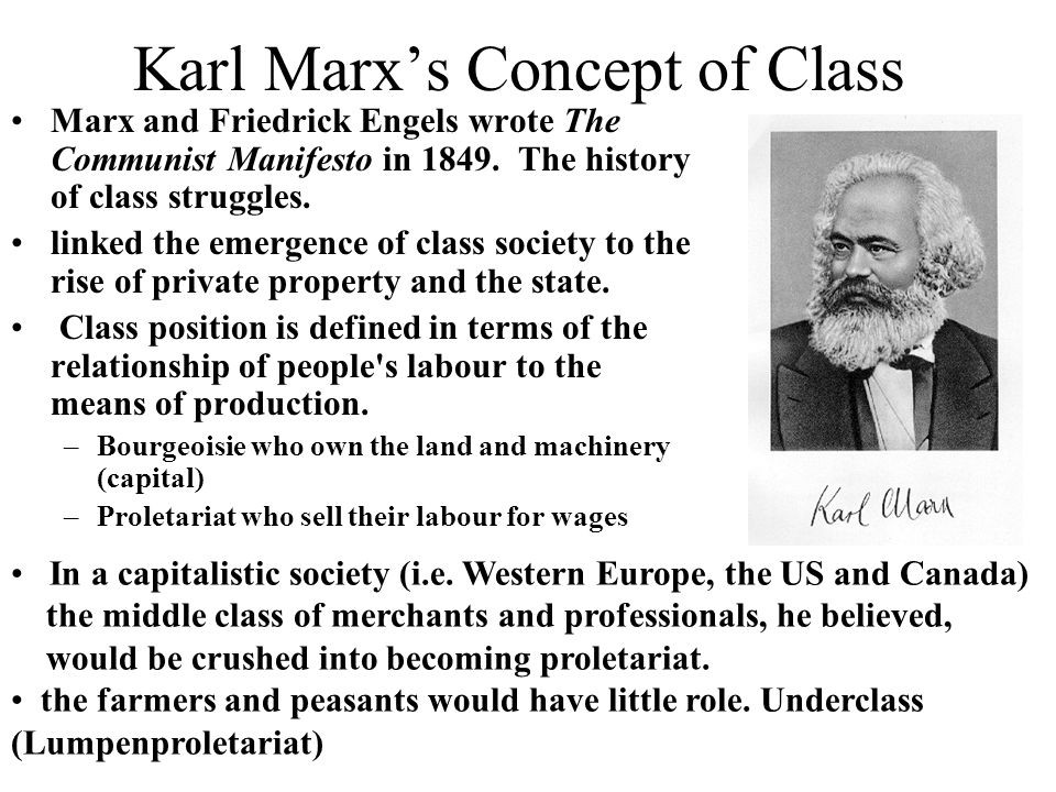 essay on karl marx theory of class struggle