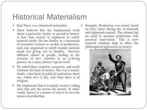 marxist theory materialism