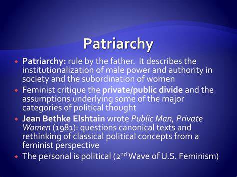 The Practice of Patriarchy: Gender and the Politics of Household